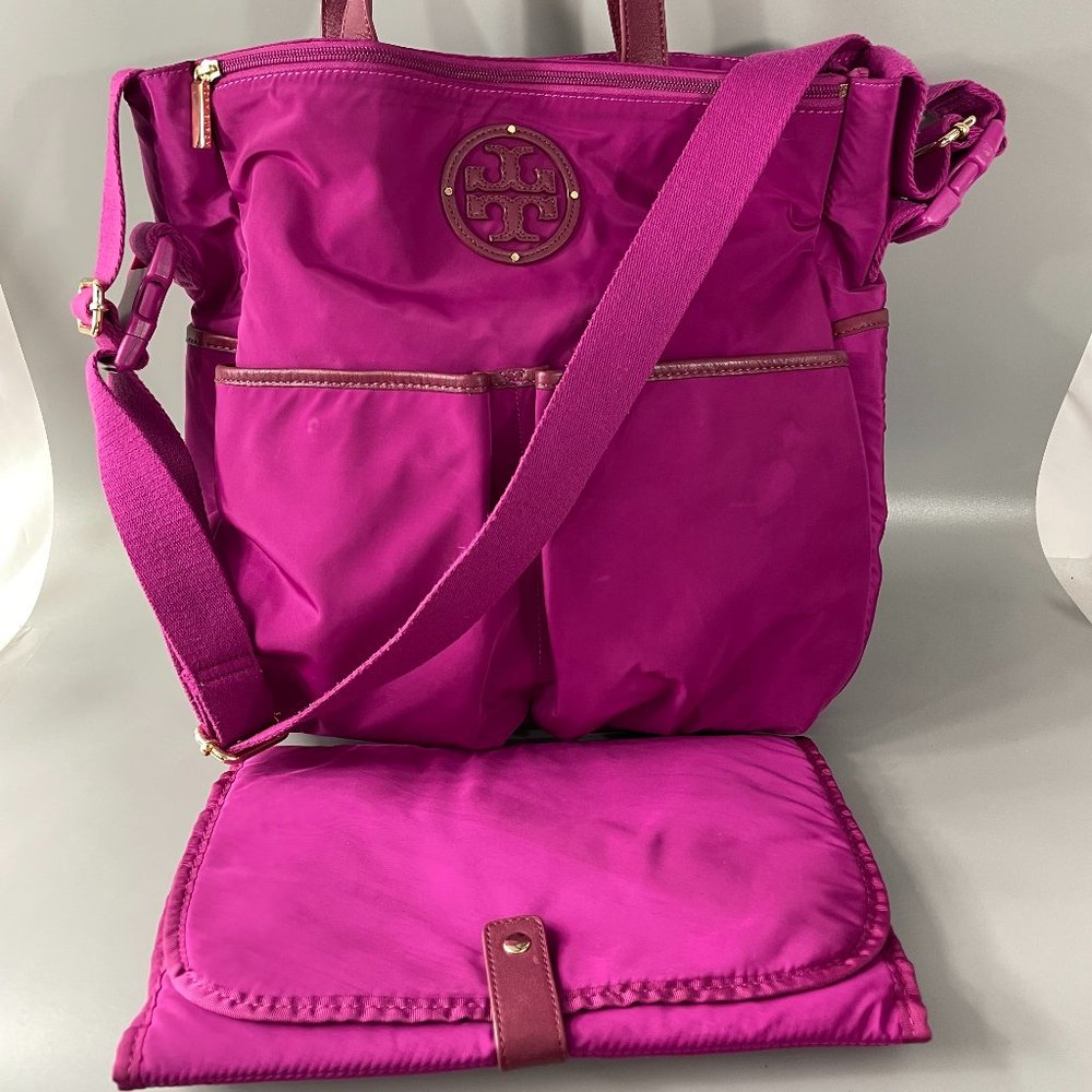 Tory Burch Stacked Logo Baby Bag Gem
